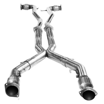 Échappement en X catalysé vert 3" x 2-1/2" (OEM) - Tube en X catalysé vert en acier inoxydable 3". Pontiac G8 2008-2009. Se connecte aux silencieux d'origine.