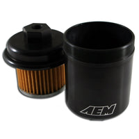 FUEL FILTER ELEMENT,HONDA/ACUR - AEM Honda High Volume Fuel Filter Element