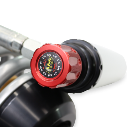 DF 2.5" Frnt RemClkRes 90Deg Cadj 650SR - ADS Direct Fit 2.5" Adjustable Reservoir Race Coilovers - Front