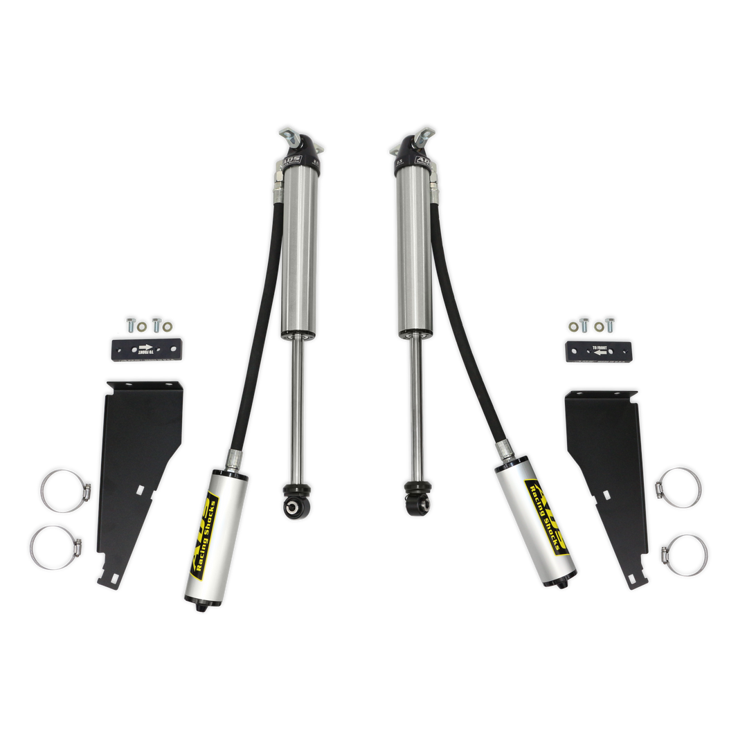 DF 2,5" bag 3-5" løft RemRes 90 grader W10E - ADS direkte montering 2,5" reservoir race-støddæmpere - bag