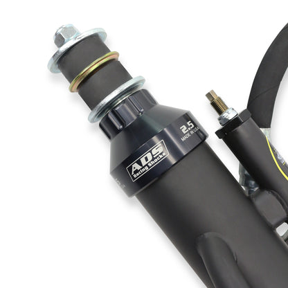 DF 2.5"x10" Rear 3 Tube Bypass RemRes Wl - ADS Direct Fit 2.5" 3-Tube Bypass Reservoir Race Shocks - Black - Rear