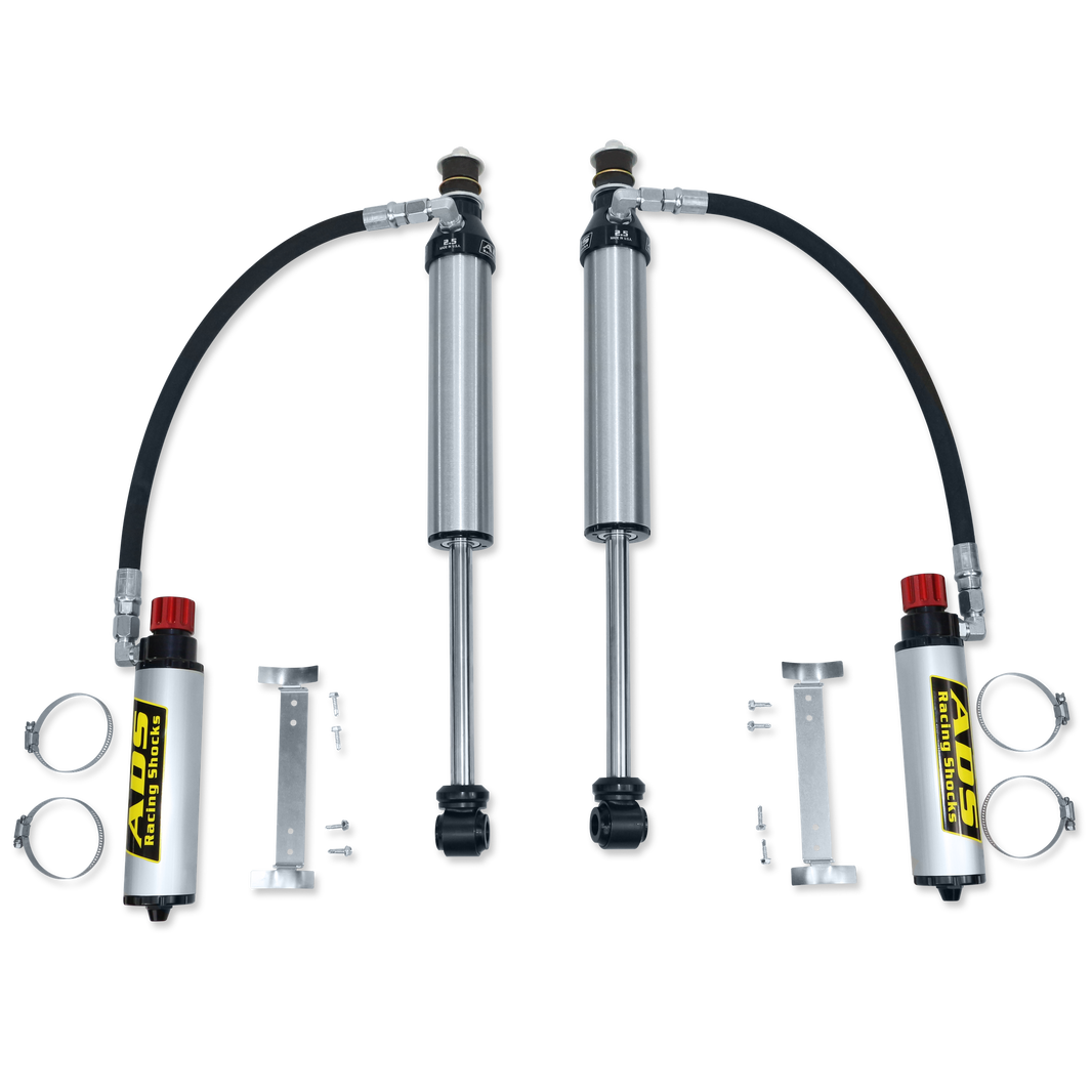 DF 2,5"x9,5" SB RemRes 90° WeldHrgl Ca - ADS Direct Fit 2,5" justerbar reservoir racestøddæmpere - bag