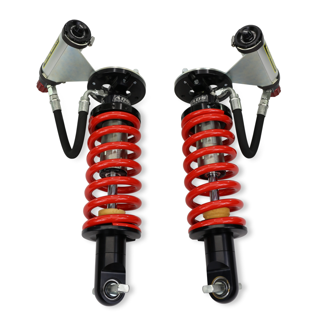 DF 2.5"Frnt 0-3"Lift CO RemClkRes Cadj 6 - ADS Direct Fit 2.5" Adjustable Reservoir Race Coilovers - Front