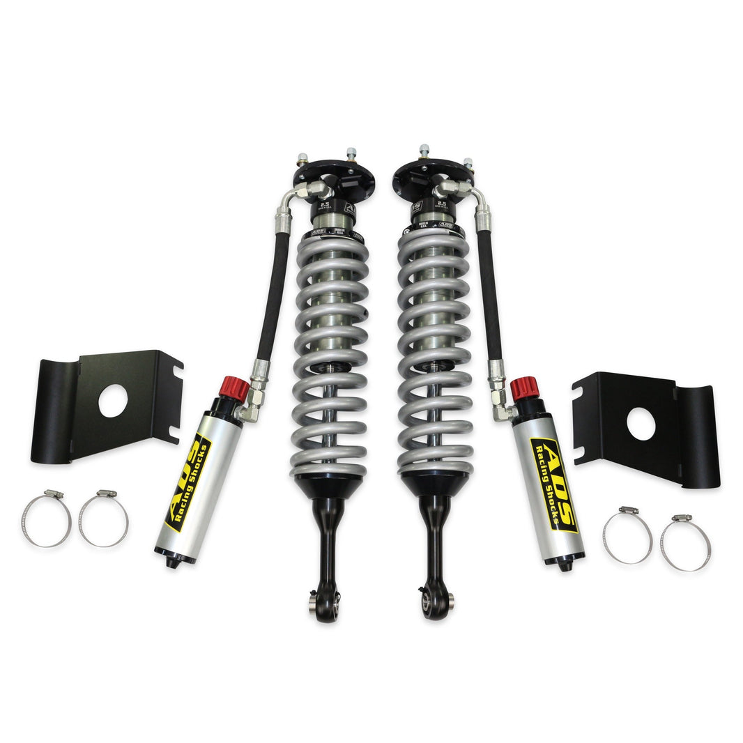 2024+ LC J250 FRNT DF CO REM RES CLK - ADS Direct Fit 2,5" Justerbar Reservoir Race Coilovers - For