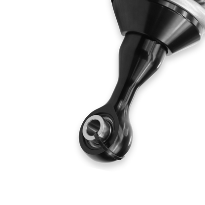 Amortisseurs réglables DF 2,5" avant, rehausse de 0 à 3", réglage de l'angle de chasse à 90° - ADS Direct Fit 2,5" avec réservoir réglable - Avant