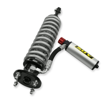 Amortisseurs réglables DF 2,5" avant, rehausse de 0 à 3", réglage de l'angle de chasse à 90° - ADS Direct Fit 2,5" avec réservoir réglable - Avant