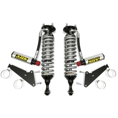 Amortisseurs réglables DF 2,5" avant, levée de 0 à 3", CO RemClkRes 90° - ADS Direct Fit 2,5" à réservoir réglable pour la compétition - Avant