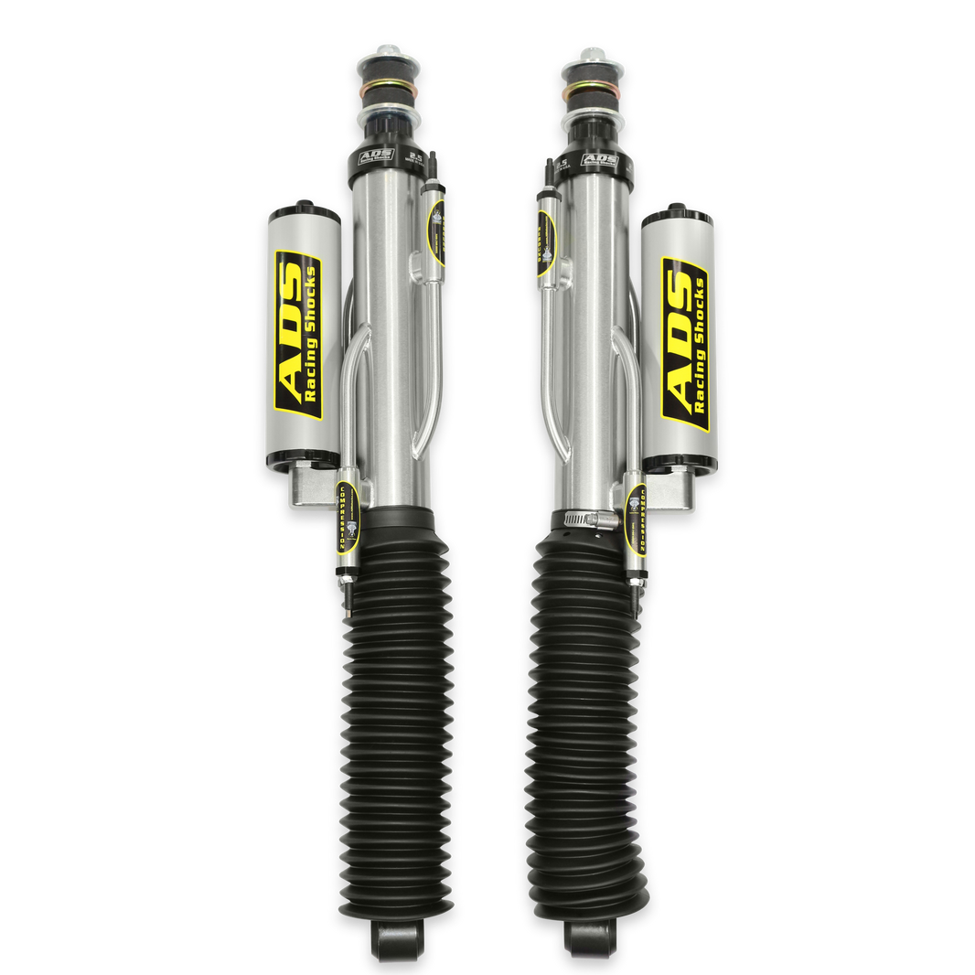 DF 2,5" bagerste 3-rørs bypass fuldbladspakke - ADS direkte montering 2,5" 3-rørs bypass reservoir racestøddæmpere - bag