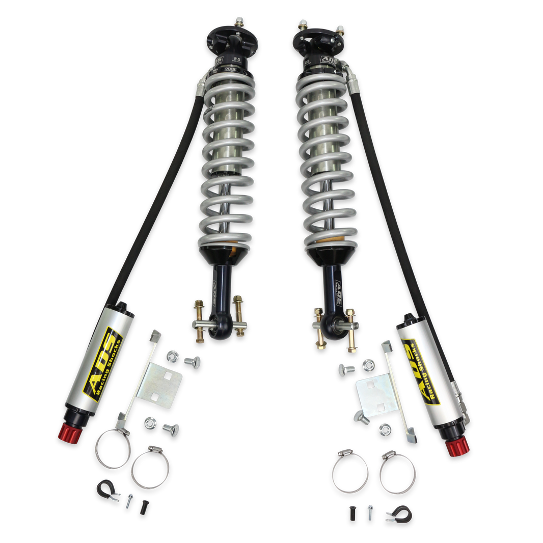DF 2.5"Frnt 3-4"Lift 2D RemRes 90Deg 450 - ADS Direct Fit 2.5" Adjustable Reservoir Race Coilovers - Front