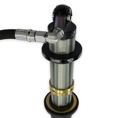 2.5" x 10" CO RemRes 90 Hose - ADS Race 2.5" Reservoir Coilover - 90 Degree