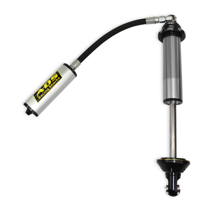 2.5"x8" ShortBdy CO RemRes 90Deg Hose 1" - ADS Race 2.5" Reservoir Coilover - 90 Degree - Extended Rod End