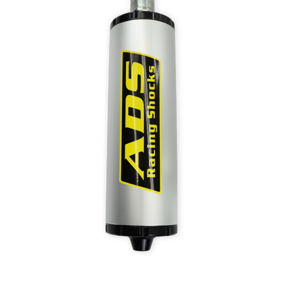 2.5"x8" ShortBdy CO RemRes 90Deg Hose 1" - ADS Race 2.5" Reservoir Coilover - 90 Degree - Extended Rod End