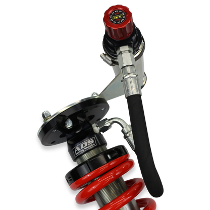 DF 2.5"Frnt 0-3"Lift CO RemClkRes Cadj 7 - ADS Direct Fit 2.5" Adjustable Reservoir Race Coilovers - Front