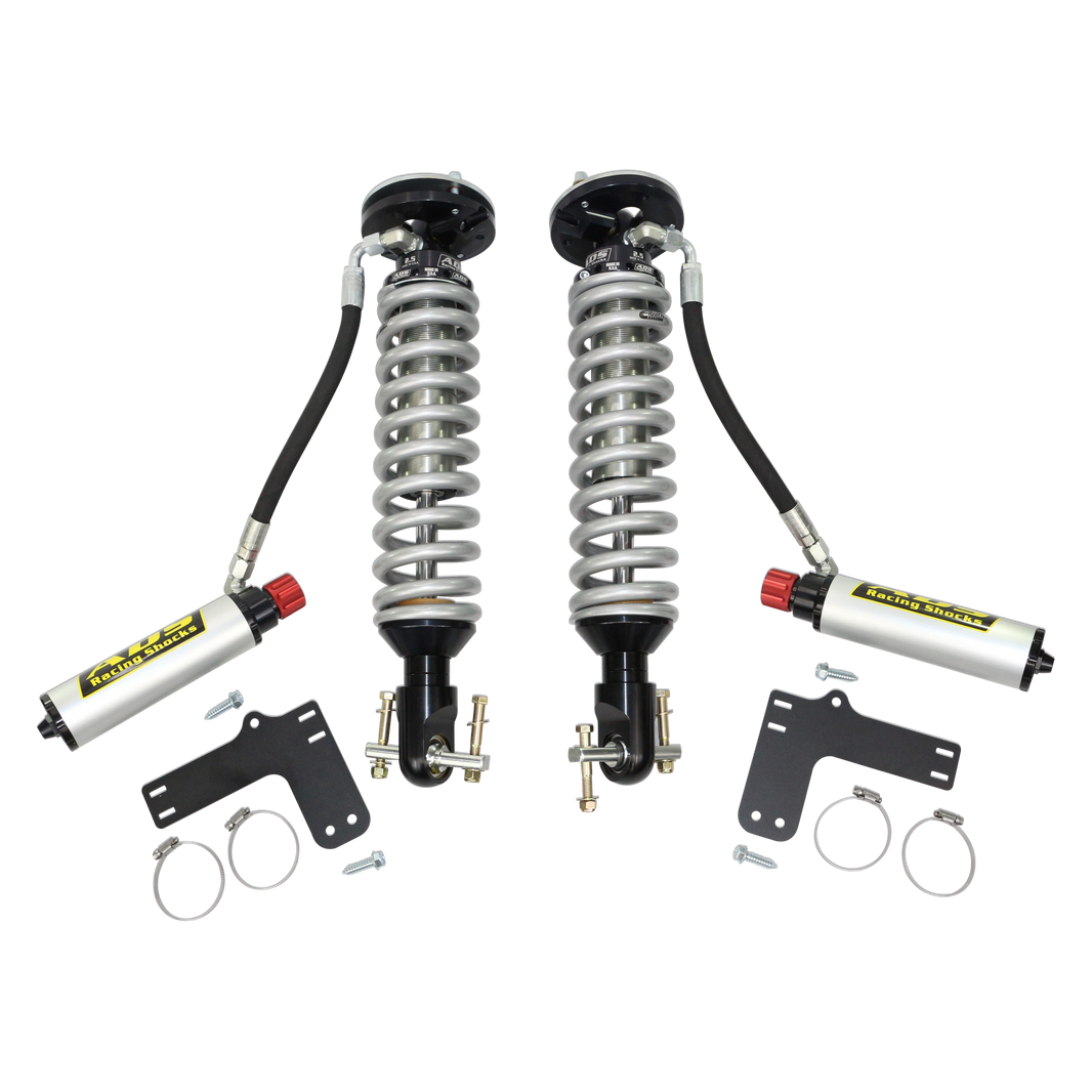 DF 2.5"Frnt 0-3"Lift CO RemClkRes Cadj 9 - ADS Direct Fit 2.5" Adjustable Reservoir Race Coilovers - Front