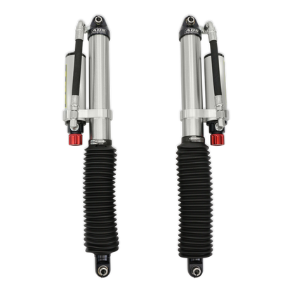 DF 2.5"Rear 3-4"Lift RemRes Cadj 1"RodEn - ADS Direct Fit 2.5" Adjustable Piggyback Race Shocks - Rear
