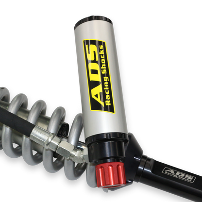 DF 2.5"Frnt CO RemRes Cadj 90Deg 3RodEnd - ADS Direct Fit 2.5" Adjustable Reservoir Race Coilovers - Front