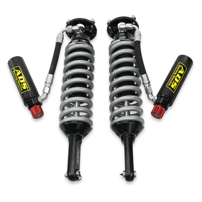 Amortisseurs réglables DF 2,5" à réservoir séparé, 90°, 3 tiges - ADS Direct Fit 2,5" - Noir - Avant