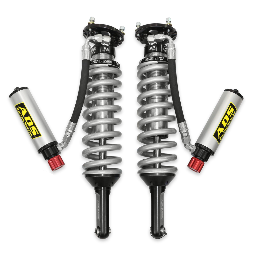 DF 2,5" Foran CO RemRes Cadj 90Deg 3 RodEnd - ADS Direkte Montering 2,5" Justerbar Reservoir Race Coilovers - Foran