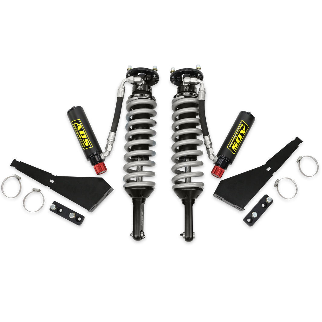 DF 2,5" Foran CO RemRes 90° Cadj 3 RodEnd - ADS Direct Fit 2,5" Justerbar Reservoir Race Coilovers - Sort - Foran