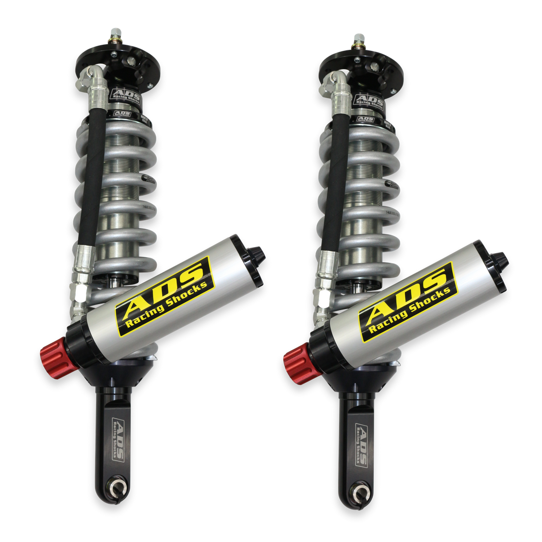 DF 2,5" Foran CO RemRes Cadj 90Deg 3 RodEnd - ADS Direkte Montering 2,5" Justerbar Reservoir Race Coilovers - Foran