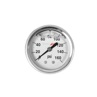 FUEL PRESS GAUGE, 160 PSI - Holley EFI Pressure Gauge