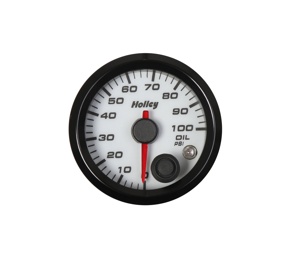 Holley Analog Style Oil Pressure Gauge - Photo - Primary Front