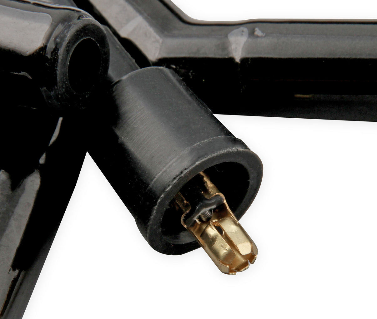 Spark Plug Wire Set - Universal - 135 Deg Black Ceramic Boots - Photo - out of package Back