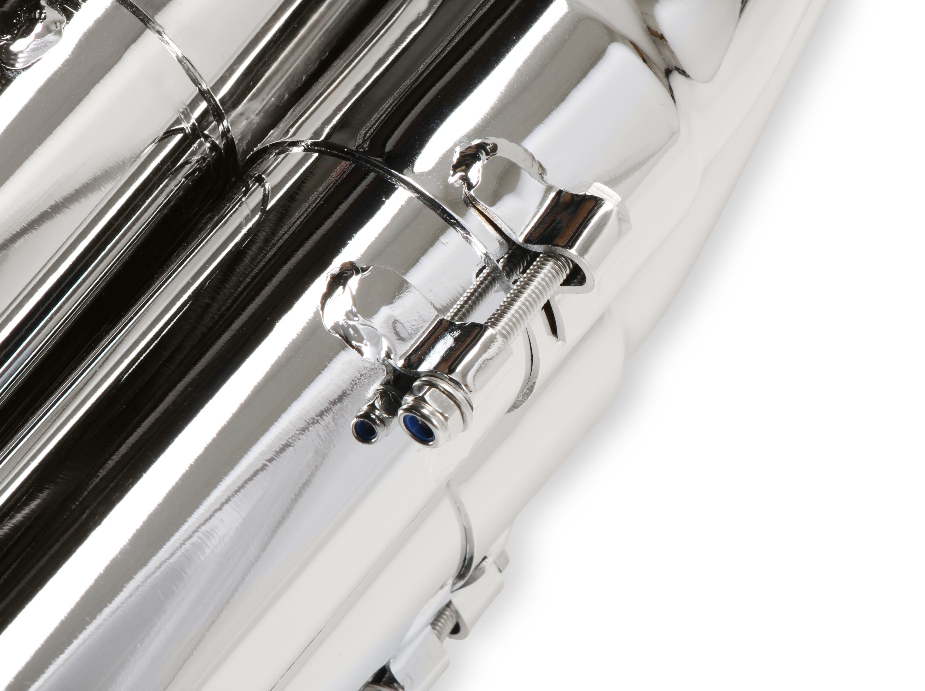 Hooker Racingheart 3-Step Dragster Headers - Chrome - Photo - out of package Front