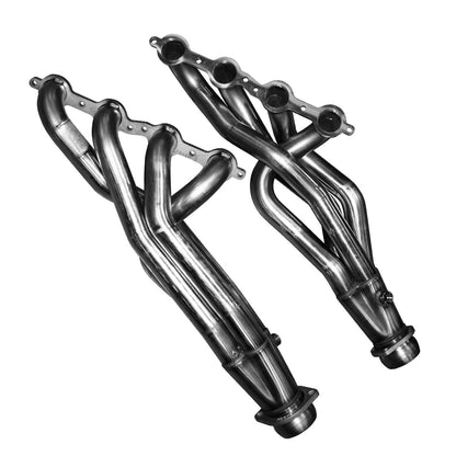 Collecteur d'échappement et kit de raccordement en acier inoxydable. - Collecteur de 1-7/8" et kit de raccordement VERT. Camion GM série 1500 6.2L (2011-2013).