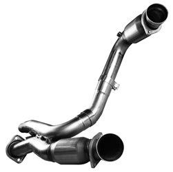 Rustfrit stål manifold og tilslutningssæt. - 1-3/4" manifold og dobbelt tilslutningssæt med katalysator. 2001-2006 GM 1500-serien 6,0L