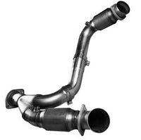 3" x OEM Catted Y-Pipe - 3" SS Catted Y-Pipe. 2009-2010 GM Truck 6.2L. Connects to OEM.
