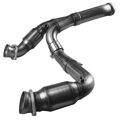 3" x OEM Catted Y-Pipe - 3" SS Catted Y-Pipe. 2011-2013 GM Truck 6.2L. Connects to OEM.