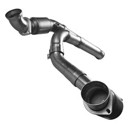 Collecteur d'échappement et kit de raccordement en acier inoxydable. - Collecteur de 1-7/8" et kit de raccordement VERT. Camion GM série 1500 6.2L (2011-2013).