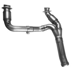 3" x OEM GRØN katalysator Y-rør - 3" SS GRØN katalysator Y-rør. 2011-2013 GM lastbil 6,2L. Forbindes til OEM.