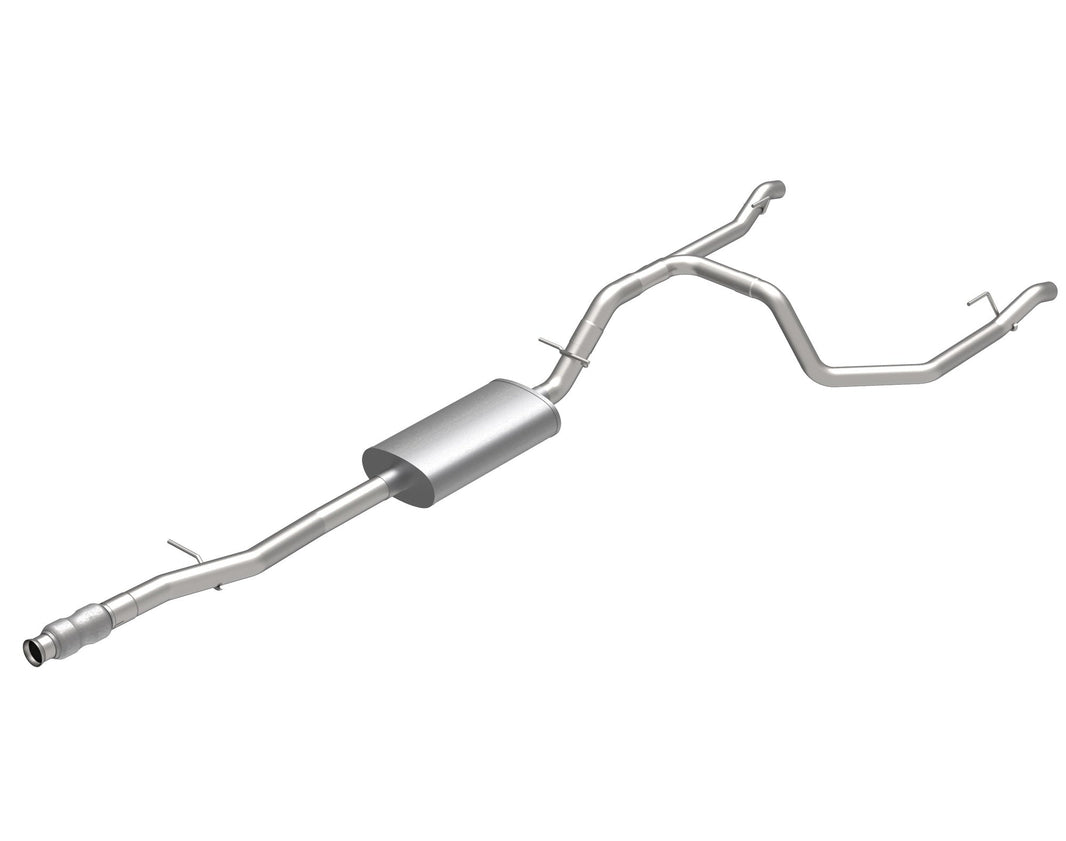 2-3/4"(OEM) x 3" Cat-Back Exhaust. - 3" SS KST Cat-Back w/OEM Bumper Mounted Tips. 2019-2020 GM Truck 5.3L.