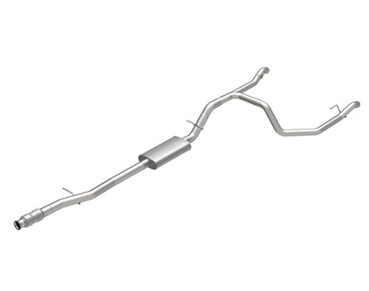 2-3/4"(OEM) x 3" Cat-Back Exhaust. - 3" SS KRT Cat-Back w/OEM Bumper Mounted Tips. 2019-2020 GM Truck 5.3L.