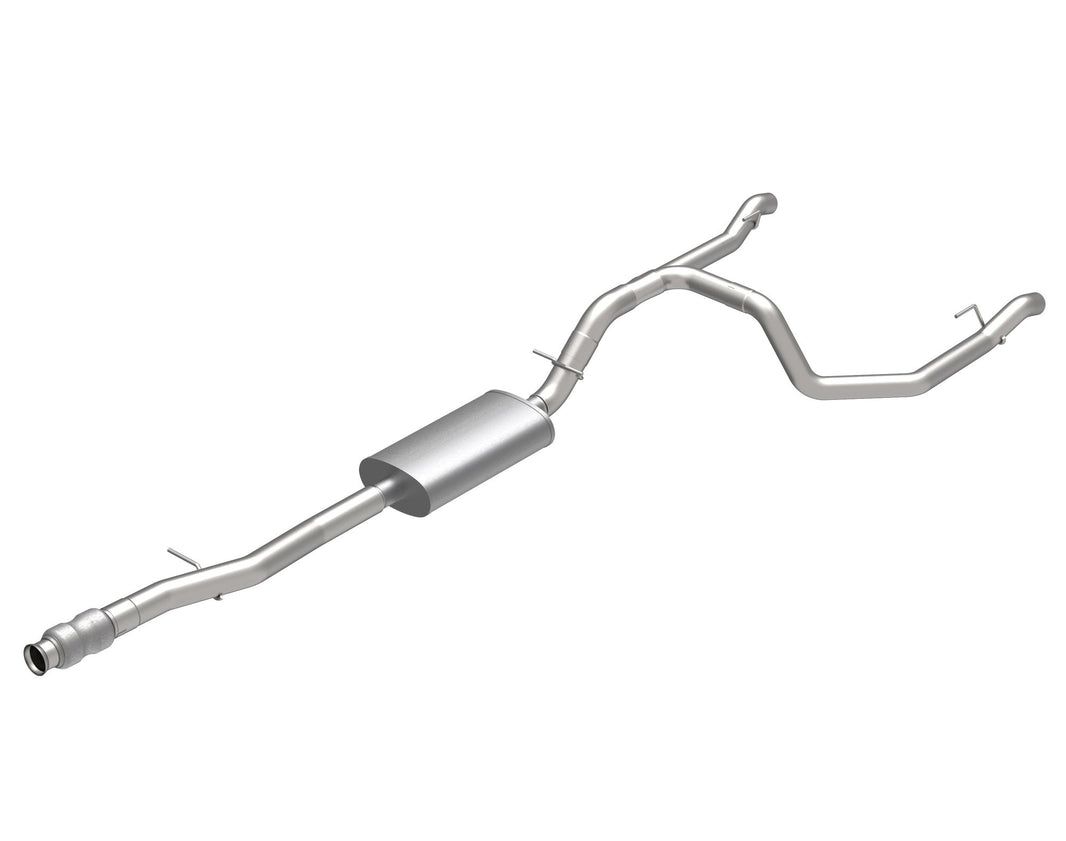 OEM x 3-1/2" Stainless Steel Cat-Back - 3" SS KST Cat-Back w/OEM Bumper Mounted Tips. 2019-2020 GM Truck 6.2L.
