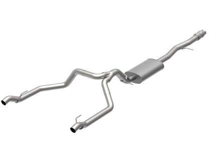 OEM x 3-1/2" rustfri stål Cat-Back - 3" SS KST Cat-Back med OEM kofangermonterede dyser. 2019-2020 GM lastbil 6,2L.