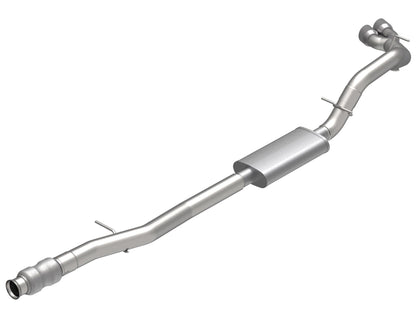 OEM x 3-1/2" rustfri cat-back udstødning. - 3-1/2" rustfrit stål sideudgang KRT cat-back med rustfrit stål dyser. 2019-2020 GM lastbil 6,2L.