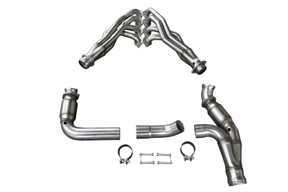 Stainless Header and Connection Kit. - 1-3/4" Header and Catted Connection Kit. 2019-2023 GM 1500 Series Truck 6.2L.
