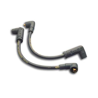 Custom Wire Set - 59-69 Sportster XL, XLCH (with Magento) - 8.8mm - Stainless Steel Core - Black