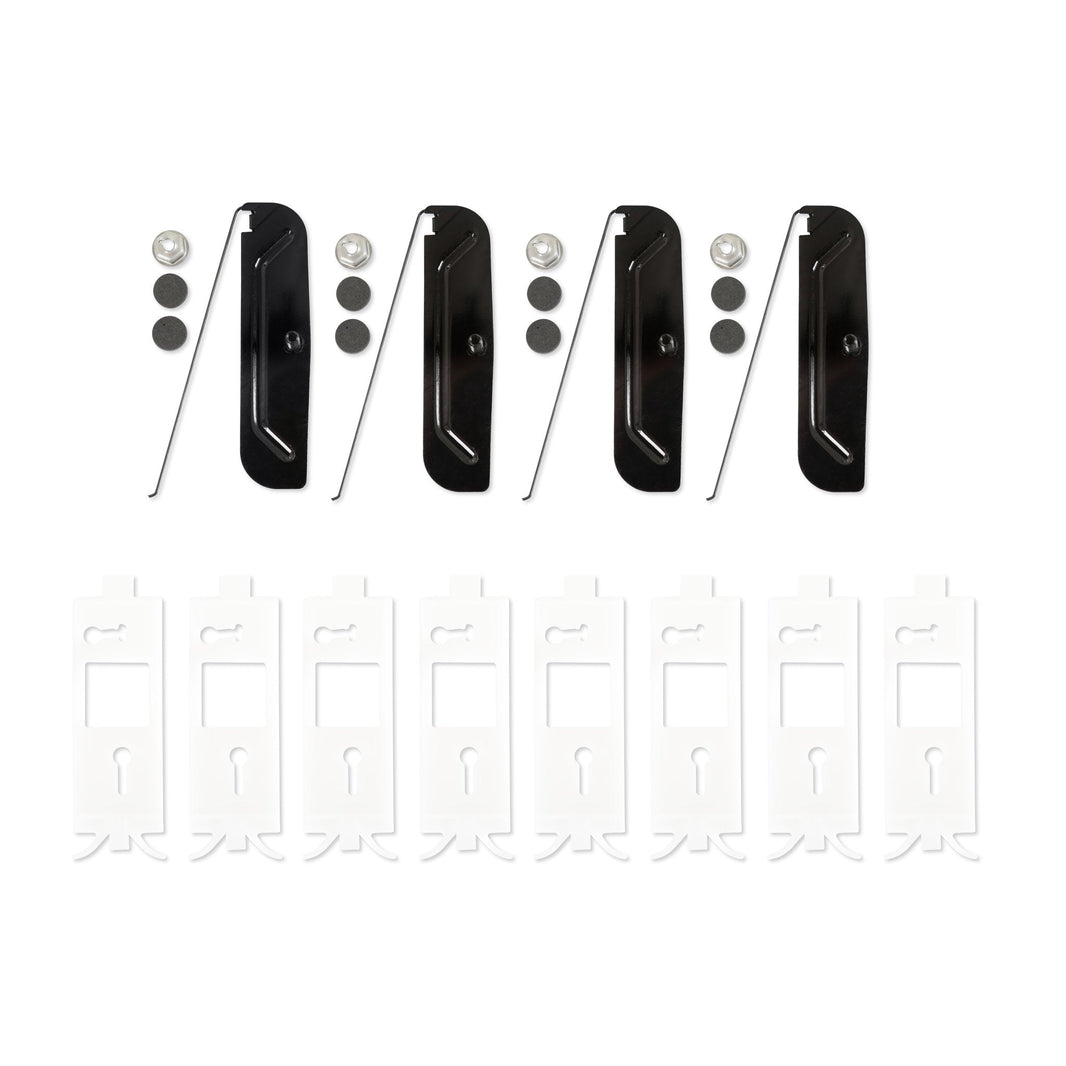 1981-1987 C10 CAB RR MLDG 3PCS/SET W/HAR - Brothers Trucks Cab Moldings - Rear - 3-Piece Set