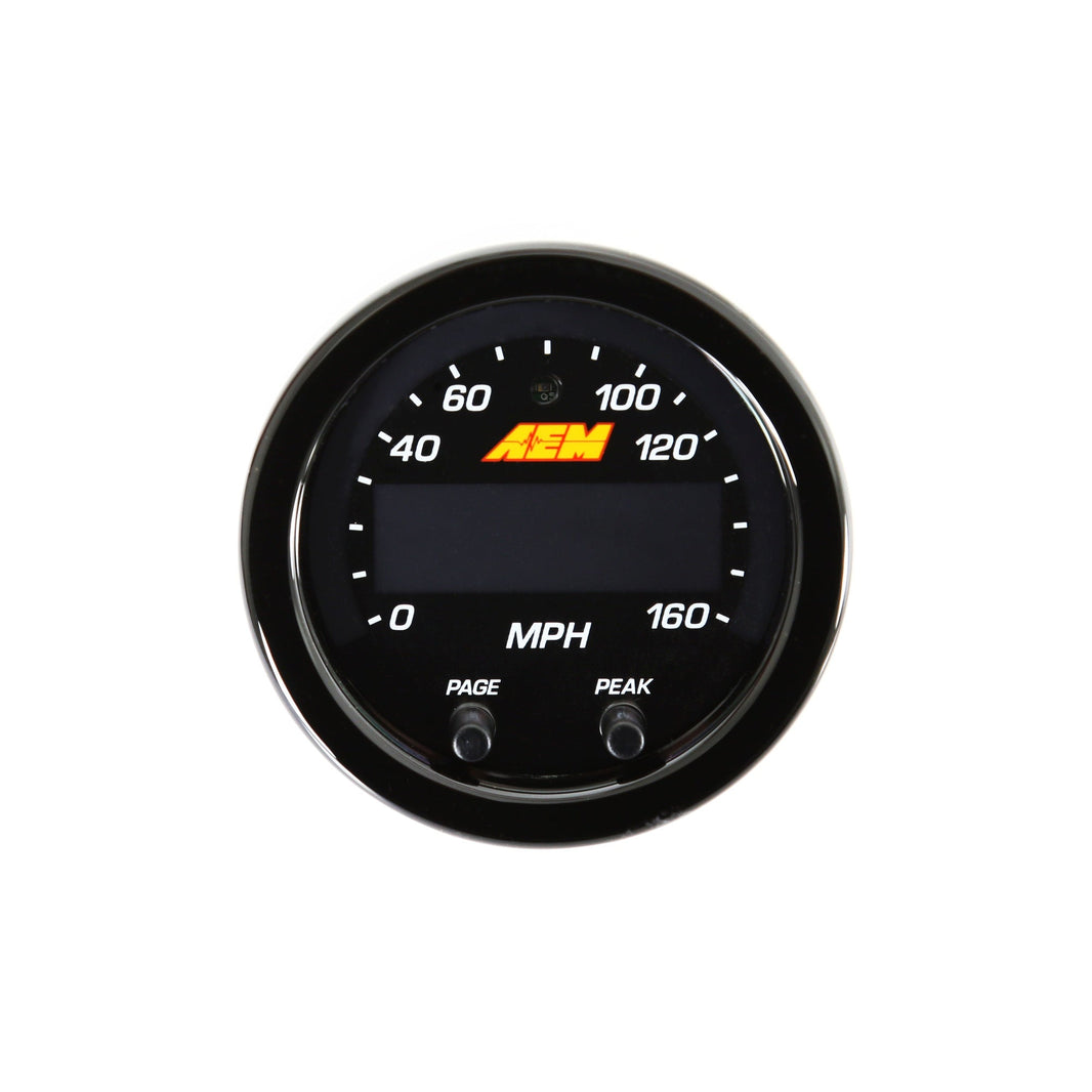 KIT DE GAMME X, GPS - Kit de jauge de vitesse GPS AEM série X