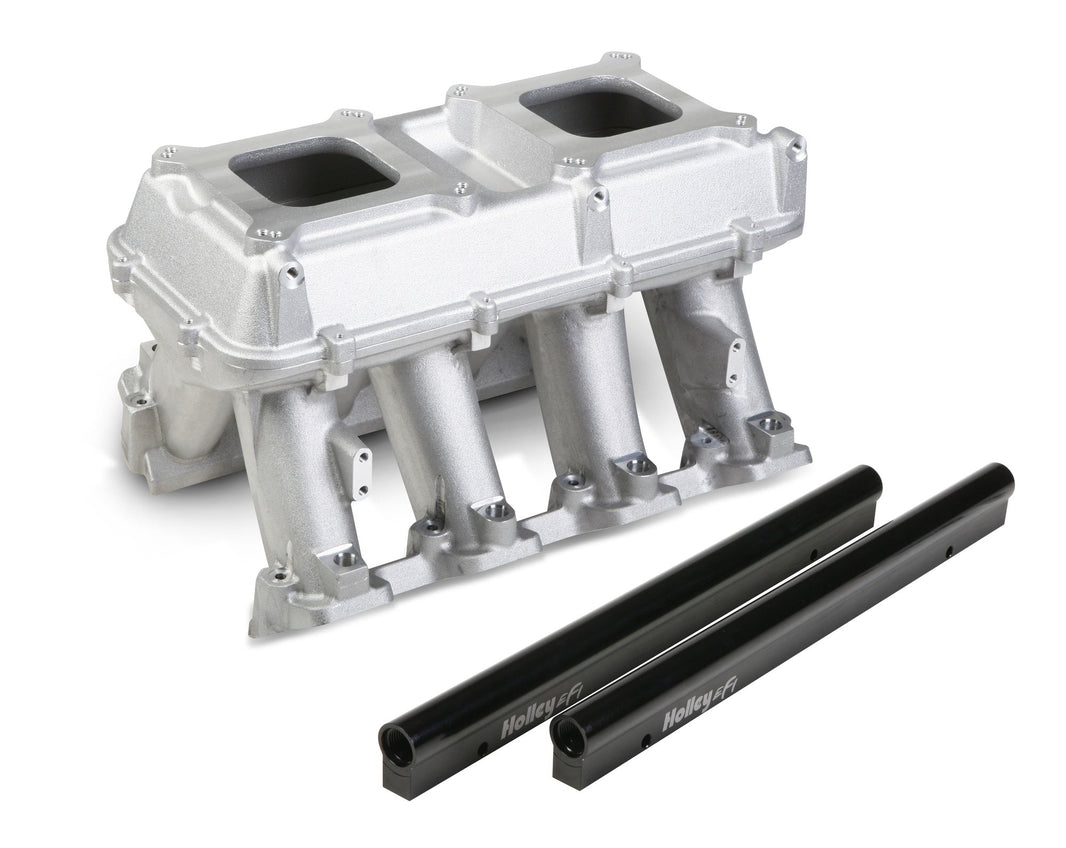 LS3 HI-RAM, INDSUGNINGSMANIFOLD EFI 2 X 4150 - Holley Hi-Ram Indsugning - GM LS3/L92