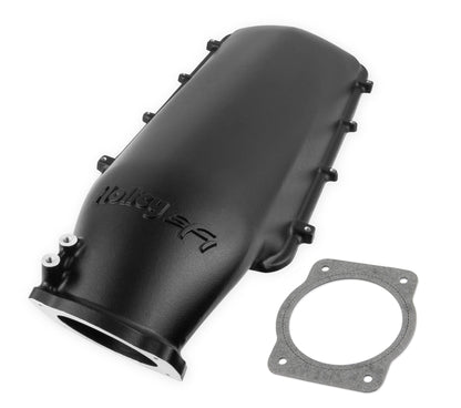Collecteur d'admission Holley LS Hi-Ram EFI noir pour GM LS7, injection électronique, corps de papillon LS de 95 mm
