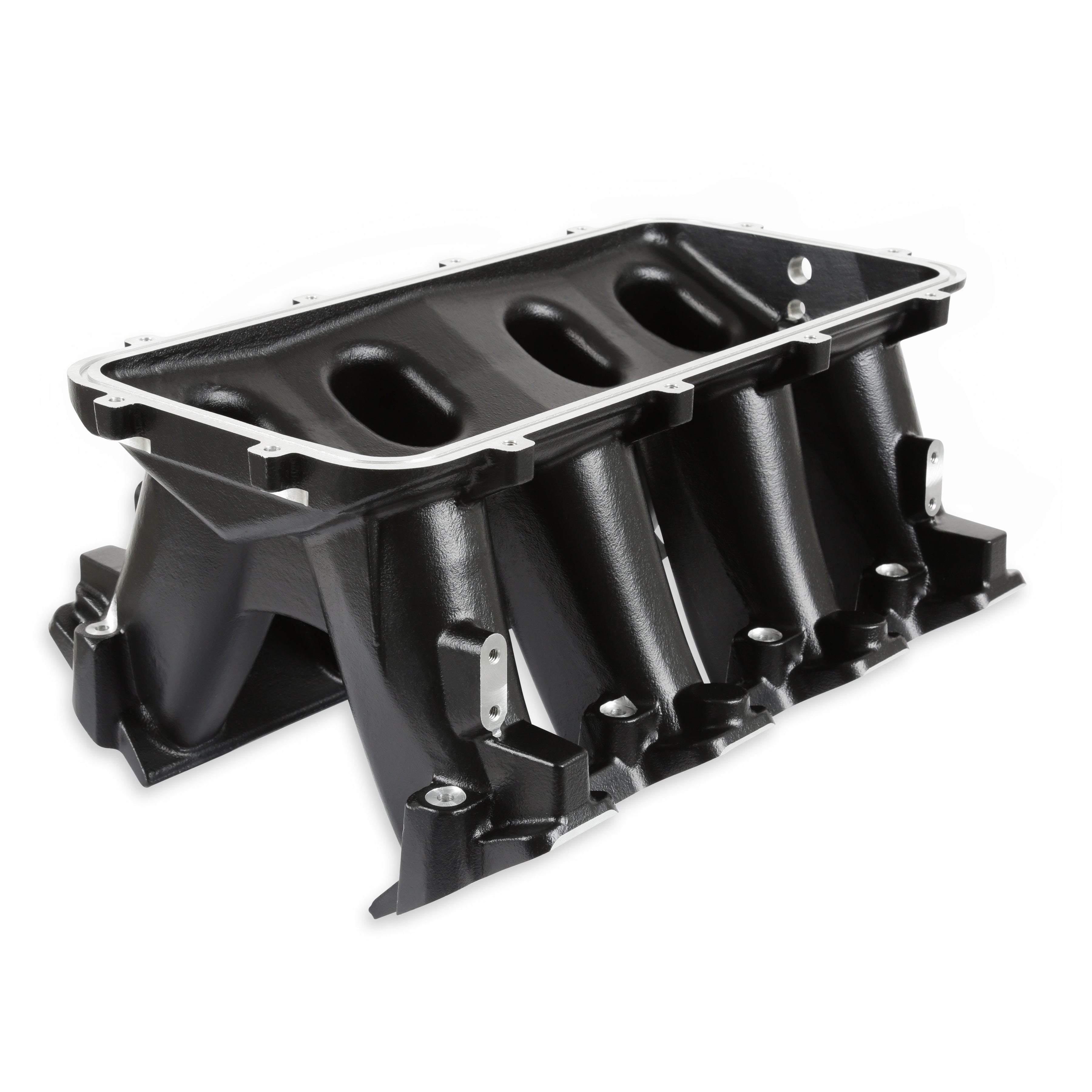 Holley Hi-Ram Lower Manifold - GM LS1/LS2/LS6-Black - Photo - out of package Left