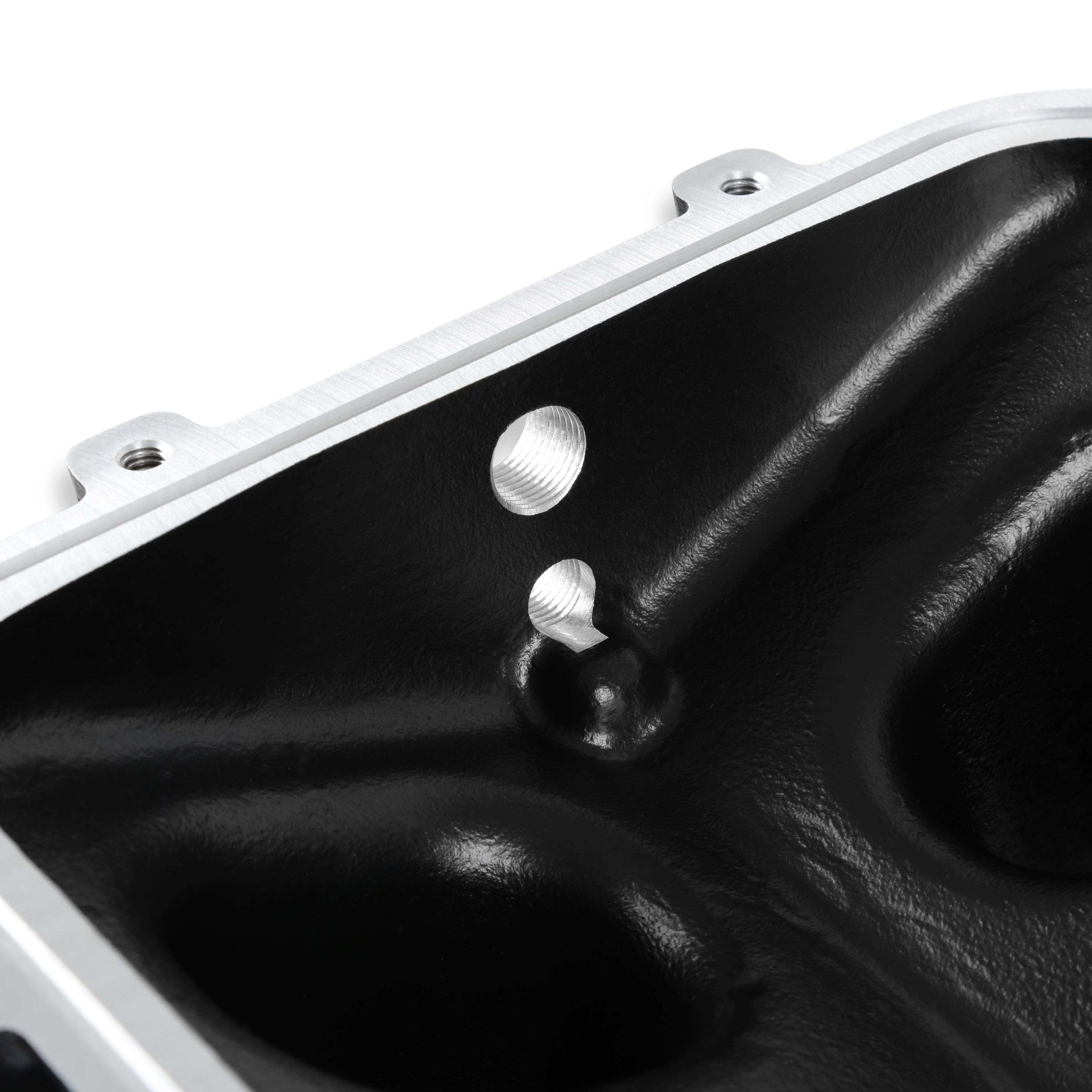 Holley Hi-Ram Lower Manifold - GM LS1/LS2/LS6-Black - Photo - out of package Bottom