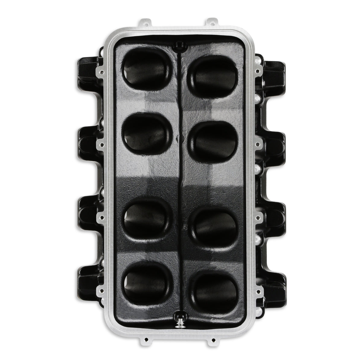 Holley Hi-Ram Lower Manifold - GM LS1/LS2/LS6-Black - Photo - out of package Angle