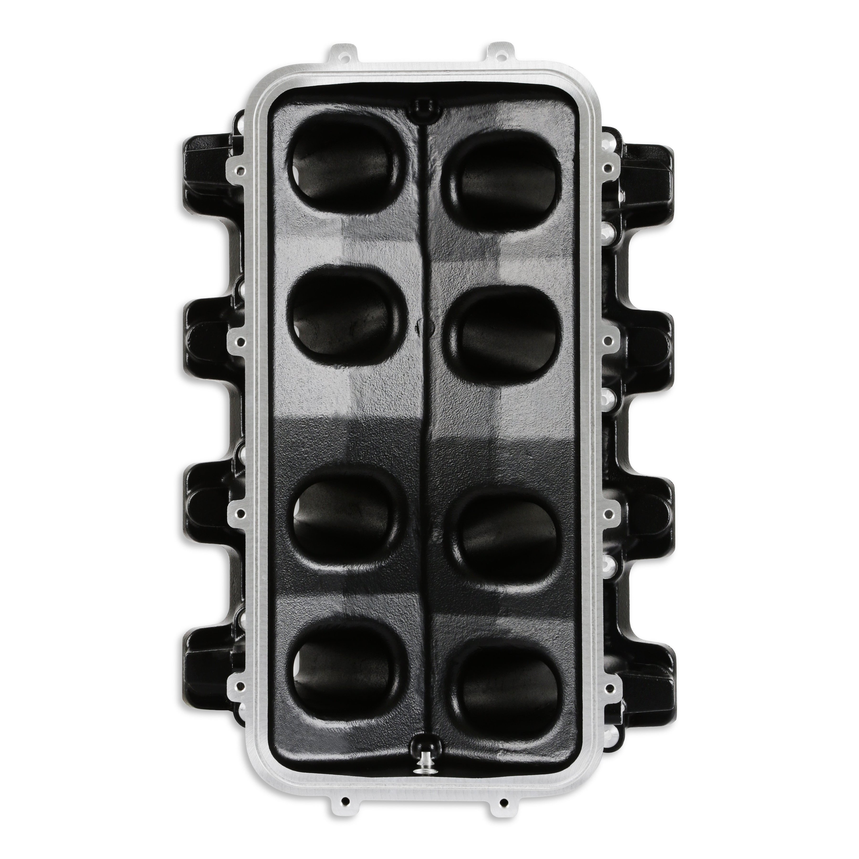 Holley Hi-Ram Lower Manifold - GM LS1/LS2/LS6-Black - Photo - out of package Angle