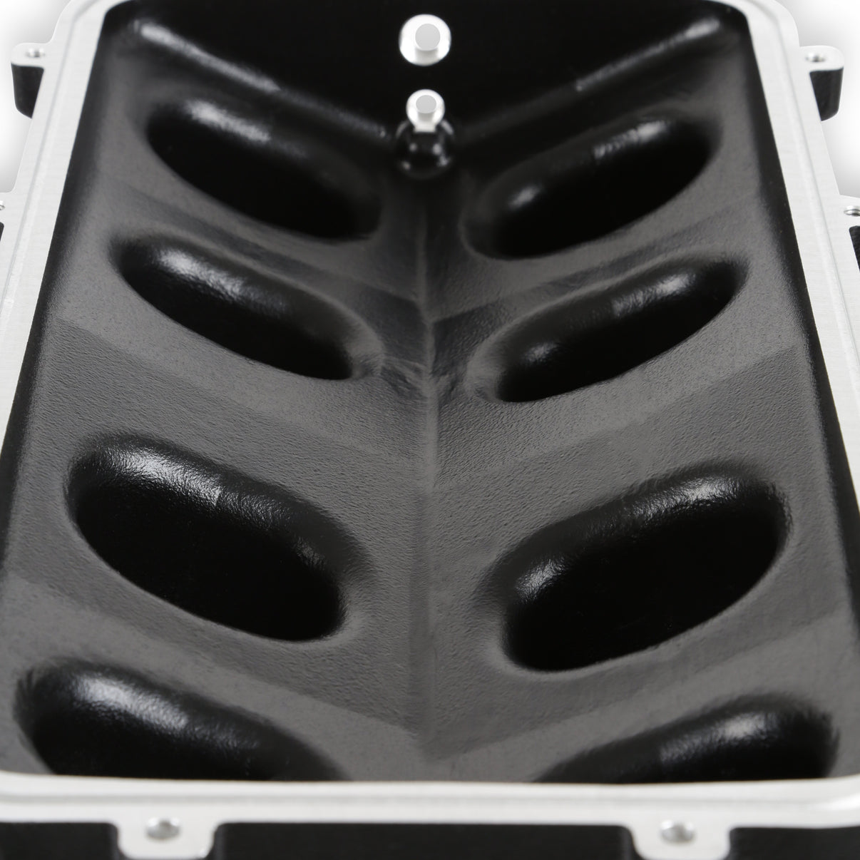 Holley Hi-Ram Lower Manifold - GM LS1/LS2/LS6-Black - Photo - out of package Side
